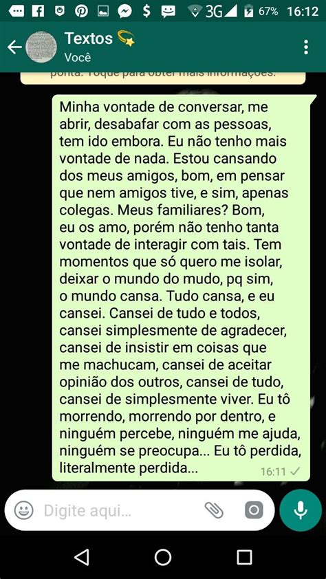 desabafando cmg mesma pq nao tenho ninguem p isso