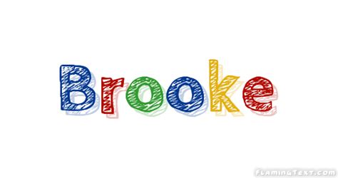 brooke logotipo ferramenta de design de nome gratis  partir de texto