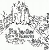Beatles Coloring Yellow Submarine Pages Printable Google Birthday Book Color Clipart Adult Kids Search Mandala Comments Sheets Coloringhome Getcolorings Library sketch template