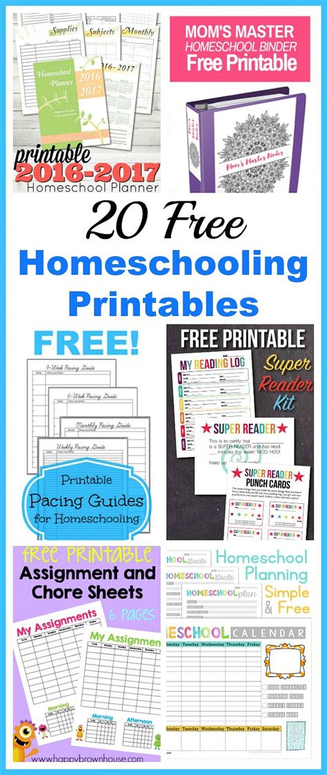 homeschooling printables