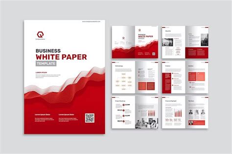 white paper templates  word indesign