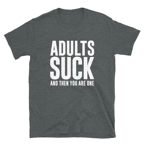 Bart Simpsons Homemade Adults Suck And Then You Are One T Shirt