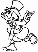 Scrooge Mcduck Coloring Picsou Coloriage Drawing Pages Dessin Bande La Kids Oncle Directions Give Sheets Color sketch template