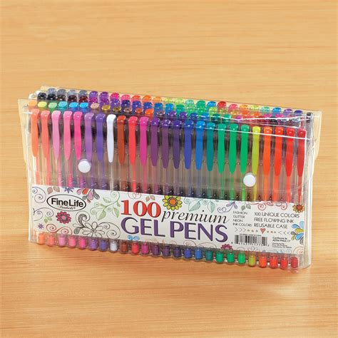colorful gel pens  travel case set   collections