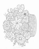 Coloring Pages Flowers Summer Color Flower Printable Large Savoir Plus sketch template