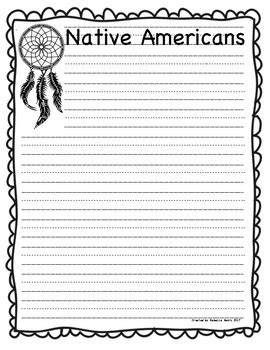 writing paper native americans  rebecca henry tpt