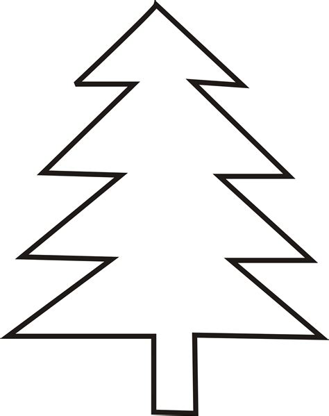 christmas tree outlines   christmas tree outlines png