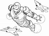 Coloring Pages Iron Man Everfreecoloring Ironman sketch template