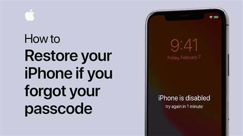 restore  iphone   forgot  passcode apple support benisnous