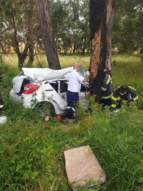 motorist slightly injured  car crashes  tree  krinross ridge times