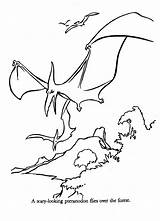 Coloring Pteranodon Dinosaurs Fanpop sketch template