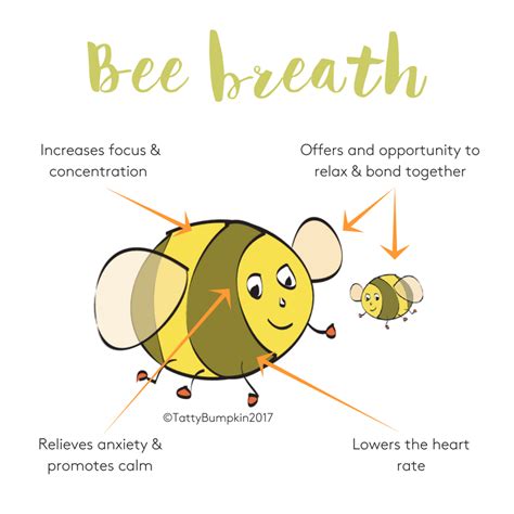 buzzing bee breath pose children inspired  yoga