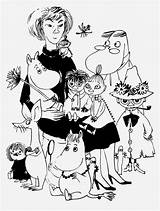 Moomin Pages Coloring Popular sketch template
