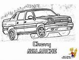 Coloring Chevy Truck Pages Avalanche Yescoloring Sheet Pickup Kids Chevrolet Trucks Boys Book Print American Cars Clipart Gmc Color Dodge sketch template