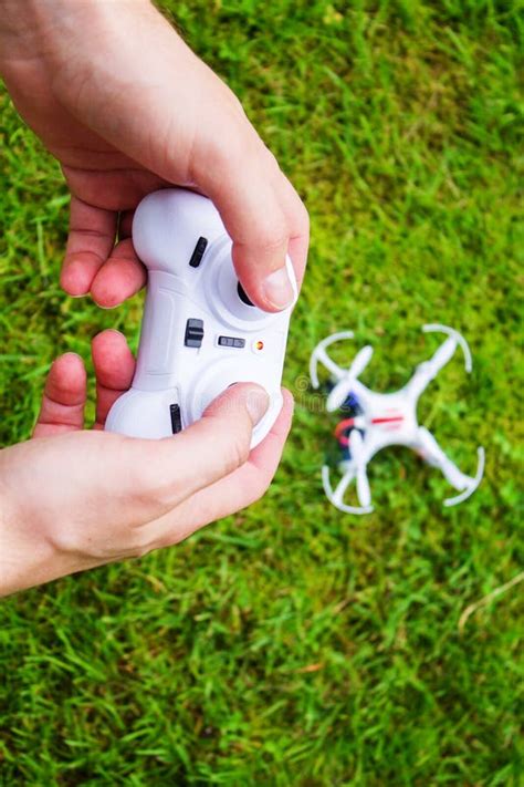 drone hands stock photo image  pilot aircraft motion
