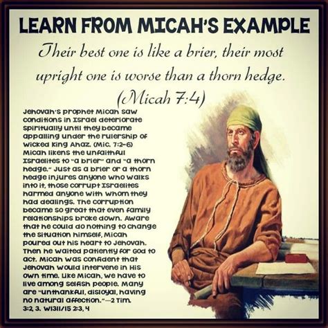 Learn From Micahs Example Their Best One Is Like A Brier
