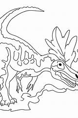 Allosaurus Dinosaurs sketch template