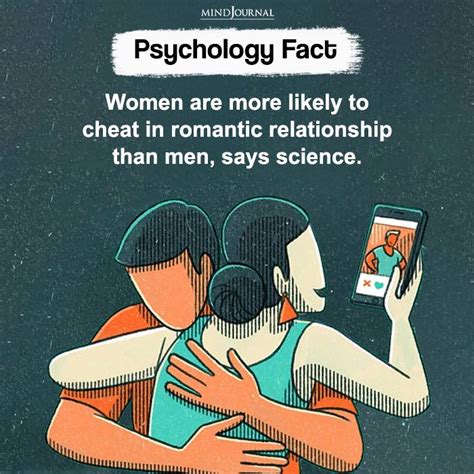 women are more likely to cheat in romantic relationship psychology facts