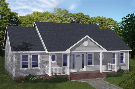 sq ft ranch home plan ranch plan traditional  plans  rendering sq ft cleo