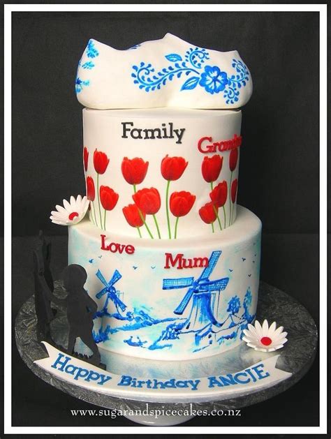 dutch themed cake decorated cake  cakesdecor