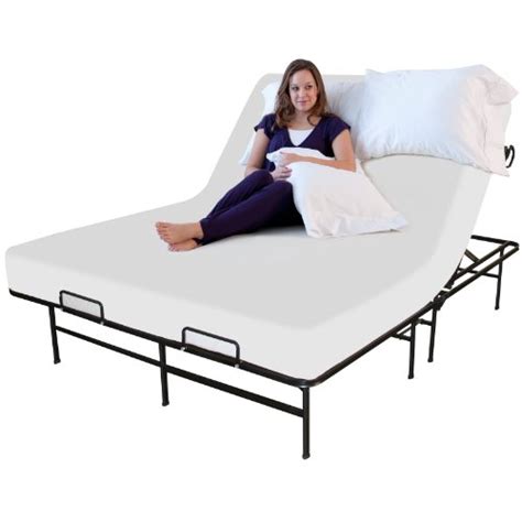 sleep master adjustable platform metal bed framemattress foundation