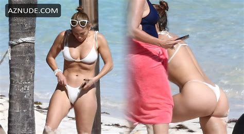 Jennifer Lopez On Vacation At The Beach In Turks And Caicos Aznude