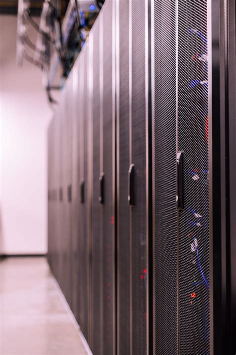 black server racks  stock photo