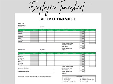 employee timesheet editable timesheet printable timesheet excel template task tracker