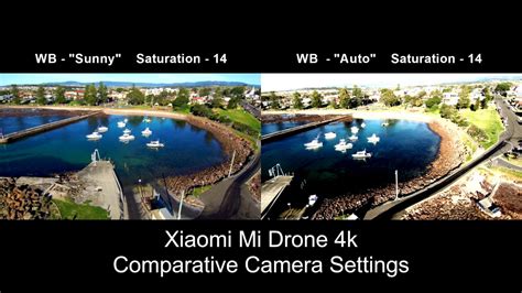 mi drone  comparitive wb camera settings youtube