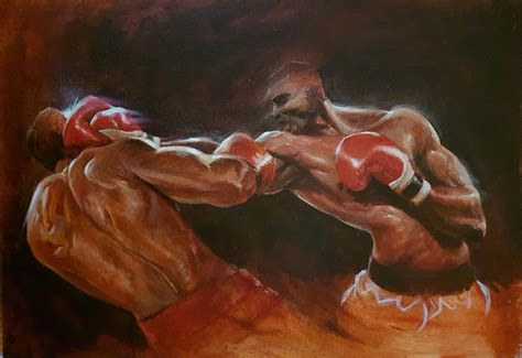 boxing painting   painting indian artist artist