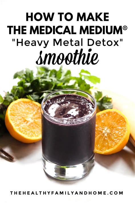 official medical medium heavy metal detox smoothie