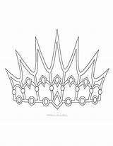 Coroa Tiara Beatiful Inspiring Printables Rei Rainha Popular Coloringhome sketch template