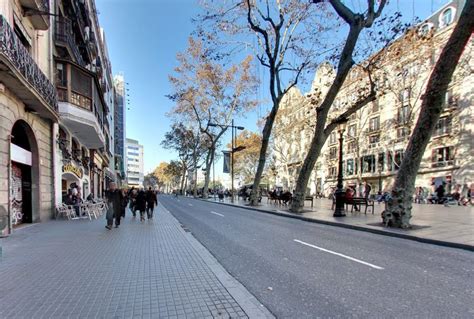 la rambla boulevard barcelona catalonia barcelona catalonia family  boulevard