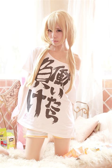 blonde hair cosplay futaba anzu hayase ami idolmaster