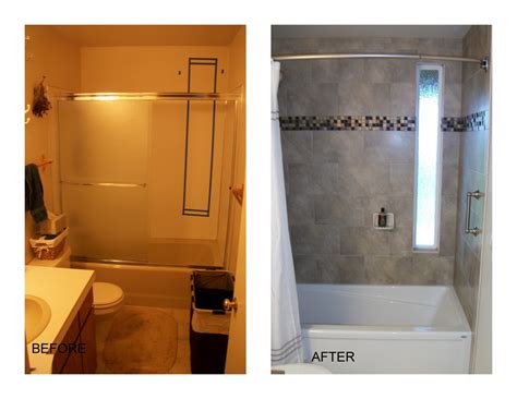 Before And After Bath Remodel Inspiration Rose Construction Inc