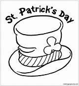 St Pages Patrick Patricks Shamrock Coloring Hat Color Adults Coloringpagesonly Kids sketch template
