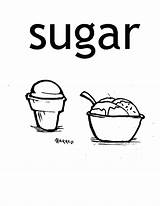 Sugar Coloring Pages Sugarcane Celebrate Template sketch template