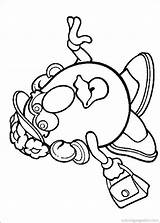 Coloring Pages Potato Head Mr Printable sketch template