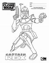 Wars Star Clone Coloring Pages Rex Captain Lego Gif Commando Commander sketch template