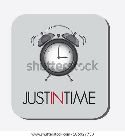time clock illustration vector design stock vector