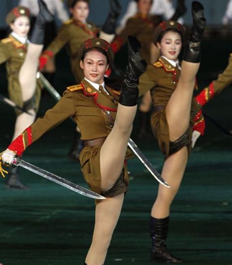 asian high kicking north korean girls in uniform high definition por