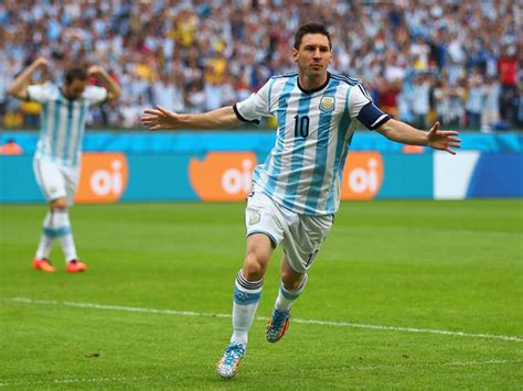nigeria vs argentina world cup 2014 lionel messi leading from the