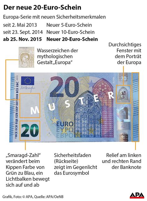 neuer  euro schein ab heute  umlauf diepressecom