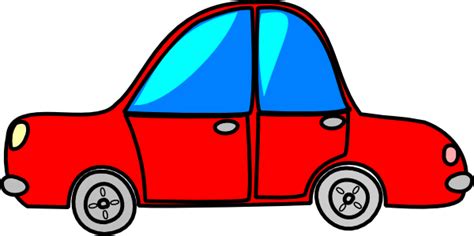 Car Red Cartoon Transport Clip Art At Vector