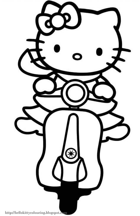 kitty coloring pages   print