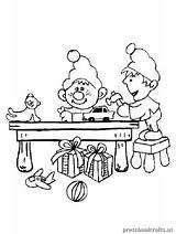 Christmas Preschool Pages Colouring Kids Coloring sketch template