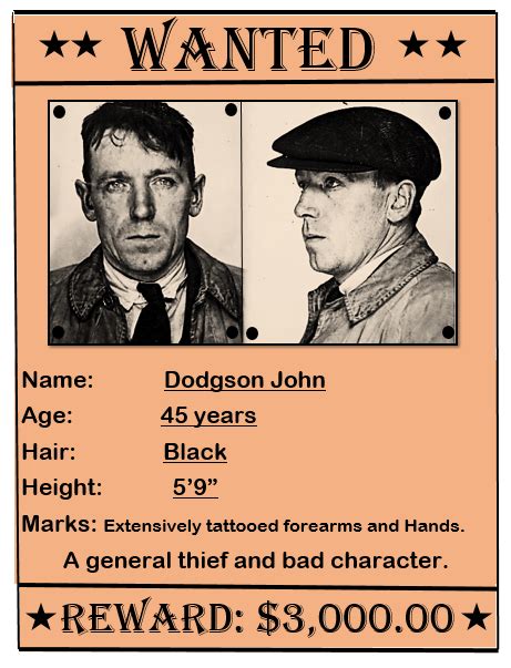 wanted poster templates word templates