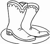 Boots Coloring Cowboy Winter Boot Pages Drawing Hat Rain Shoes Printable Colouring Drawings Easy Color Cartoon Kids Fall Clipart Cliparts sketch template