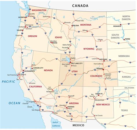 map  western united states mappr