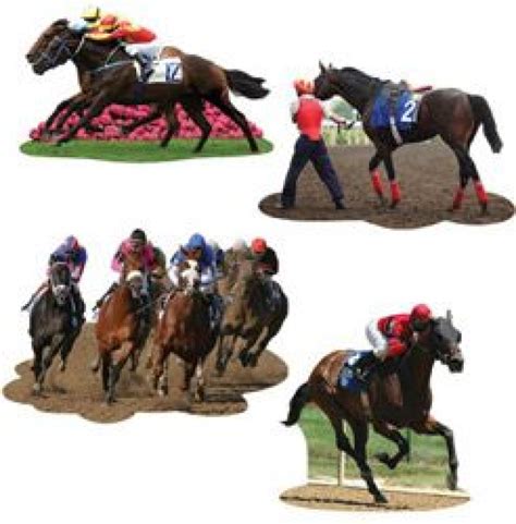 horse racing cutouts amscan asia pacific